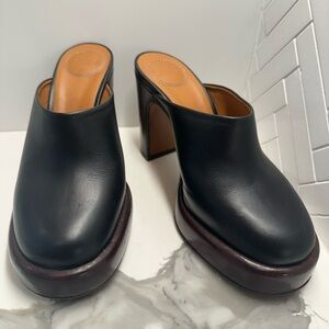 CHLOE Irenn Platform Mule in size: 36 1/2 / 6.5